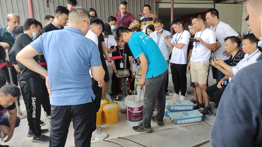 新型無機磨石配比、打漿